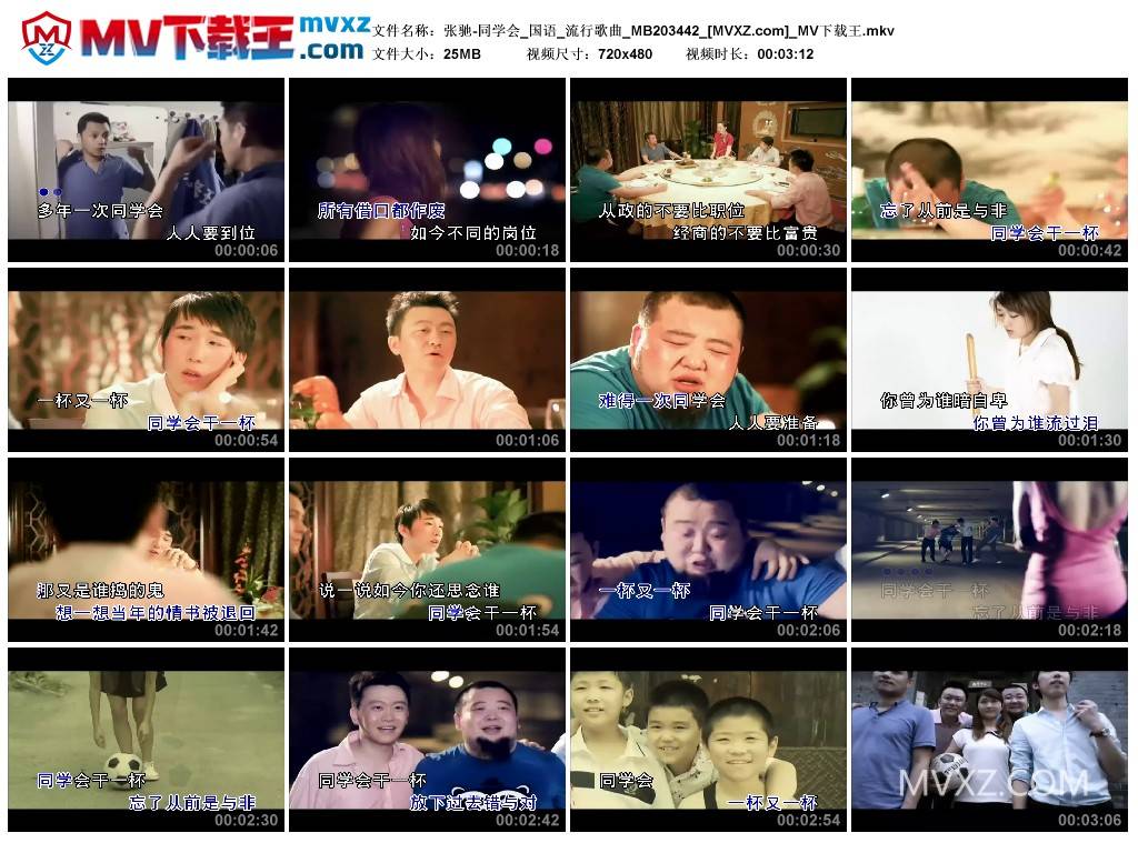 张驰-同学会_国语_流行歌曲_MB203442